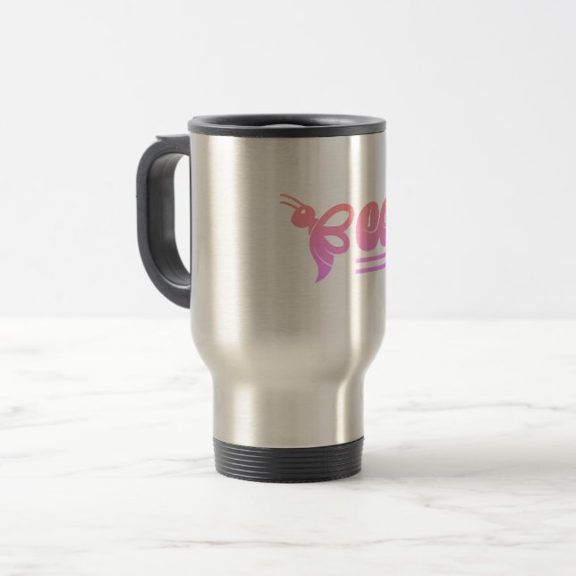 Bee Travel Mug (Front Left)