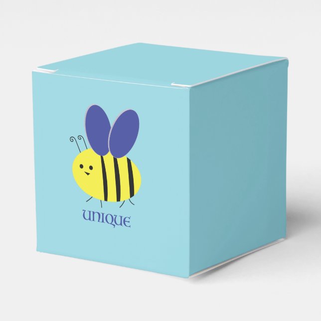 Bee Unique Favor Box (Front Side)