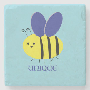 Bee Unique Stone Coaster