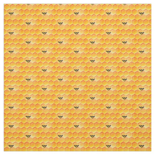 Bee-utiful Baby Honeycomb Bee Fabric (Swatch)