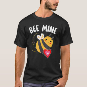 Bee  Valentines Day Hearts Day Cupid Love Relation T-Shirt