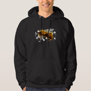 Bee Vintage Honey Beekeeping Beekeeper Hoodie