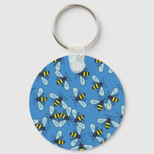 Bee Wallpaper Keychain