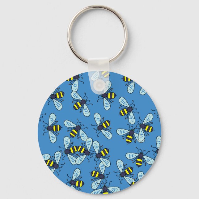 Bee Wallpaper Keychain (Front)