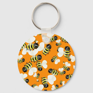 Bee Wallpaper Keychain