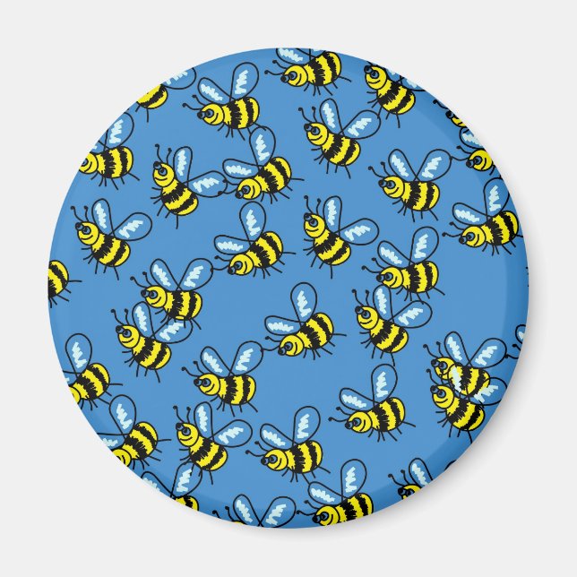 Bee Wallpaper Magnet (Front)
