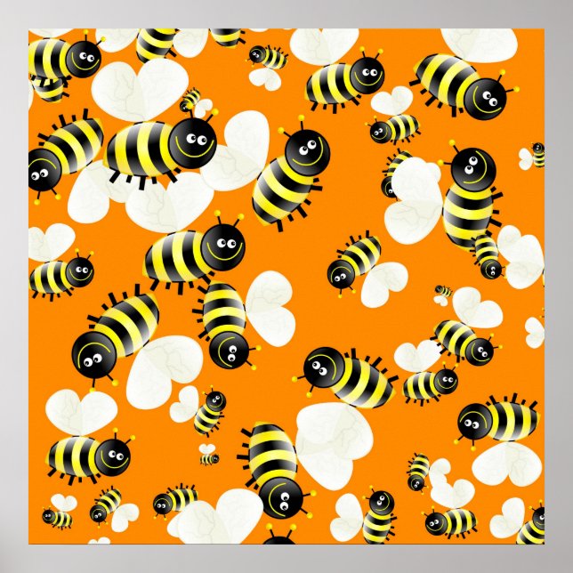 Bee Wallpaper Poster (Front)