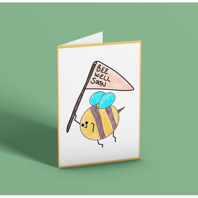 Bee Well Soon Card (Creator Uploaded)