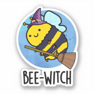 Bee-witch Funny Bee Pun 