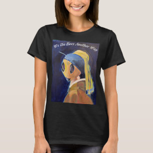Bee With a Pearl Earring Tee