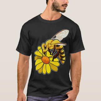 Bee With Blossom  T-Shirt