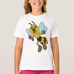 Bee with Flower T-Shirt