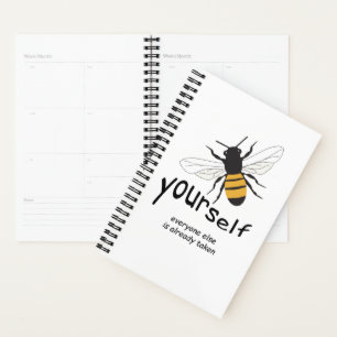 Bee Yourself Be You Planner