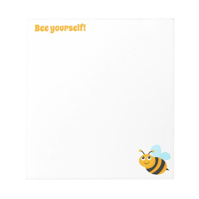 Bee yourself notepad (Front)
