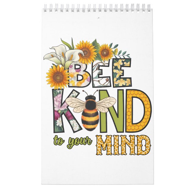 Bee yourself save the bees funny animal insect calendar (Cover)