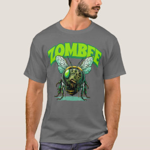 Bee Zombee Zombie Halloween Bees Horror Beekeeper  T-Shirt