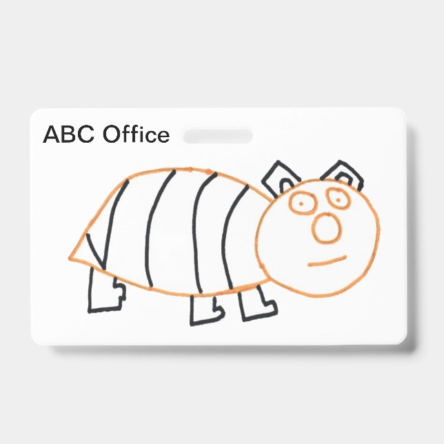 BeeBear Identification Badge (Front)