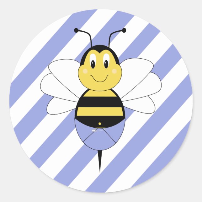 BeeBee Bumble Bee Sticker (Front)