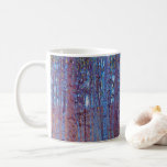 Beech Forest by Gustav Klimt, Vintage Art Nouveau Coffee Mug<br><div class="desc">Beech Forest (1902) by Gustav Klimt is a vintage Victorian Era Symbolism fine art landscape painting featuring a nature scene. A dark forest with beech trees and leaves at night. About the artist: Gustav Klimt (1862-1918) was an Austrian Symbolist painter and one of the most prominent members of the Vienna...</div>