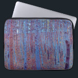 Beech Forest by Gustav Klimt, Vintage Art Nouveau Laptop Sleeve<br><div class="desc">Beech Forest (1902) by Gustav Klimt is a vintage Victorian Era Symbolism fine art landscape painting featuring a nature scene. A dark forest with beech trees and leaves at night. About the artist: Gustav Klimt (1862-1918) was an Austrian Symbolist painter and one of the most prominent members of the Vienna...</div>
