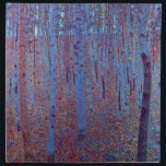 Beech Forest by Gustav Klimt, Vintage Art Nouveau Napkin<br><div class="desc">Beech Forest (1902) by Gustav Klimt is a vintage Victorian Era Symbolism fine art landscape painting featuring a nature scene. A dark forest with beech trees and leaves at night. About the artist: Gustav Klimt (1862-1918) was an Austrian Symbolist painter and one of the most prominent members of the Vienna...</div>