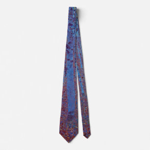 Beech Forest by Gustav Klimt, Vintage Art Nouveau Tie