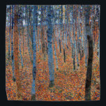 Beech Grove, Gustav Klimt Bandana<br><div class="desc">Gustav Klimt (July 14, 1862 – February 6, 1918) was an Austrian symbolist painter and one of the most prominent members of the Vienna Secession movement. Klimt is noted for his paintings, murals, sketches, and other objets d'art. In addition to his figurative works, which include allegories and portraits, he painted...</div>