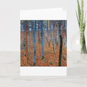 Beech Grove, Gustav Klimt Card