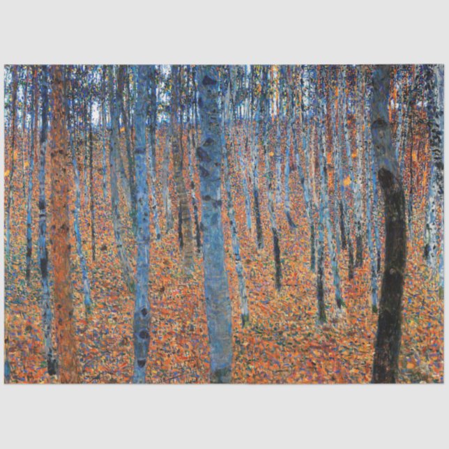 Beech Grove, Gustav Klimt Tissue Paper (Front)