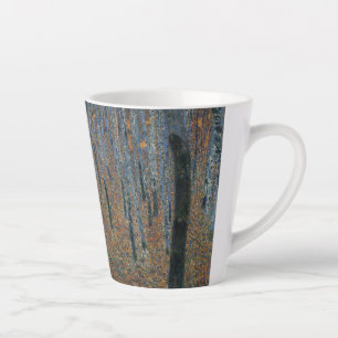 Beech Grove I by Gustav Klimt Latte Mug
