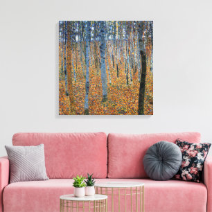 Beech Grove I Gustav Klimt Canvas Print