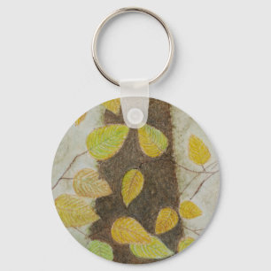 Beech Leaves Keychain