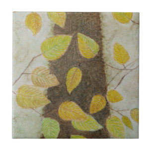 Beech Leaves Tile