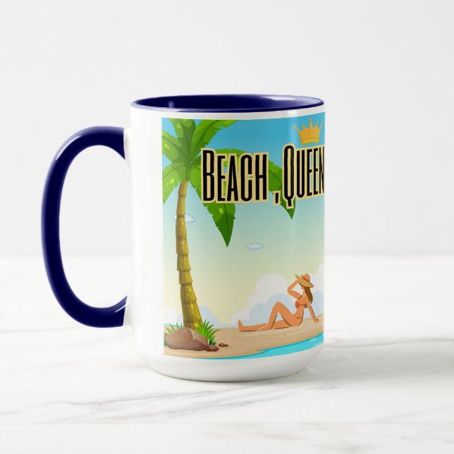 beech queen  mug (Left)