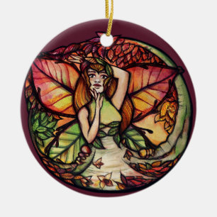 Beech Tree Fairy Nature Lovers                     Ceramic Ornament