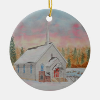 Beech Valley United Methodist Church Ceramic Ornament