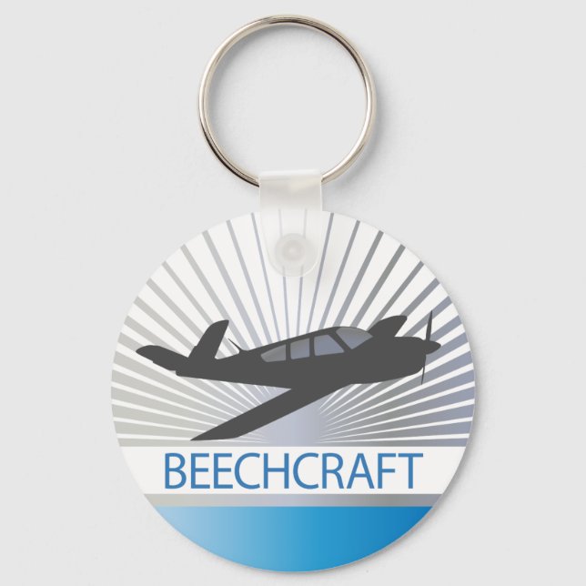 Beechcraft Aircraft Keychain (Front)