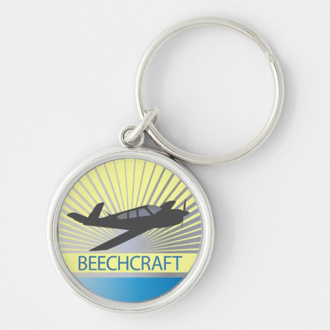 Beechcraft Aircraft Keychain (Front)
