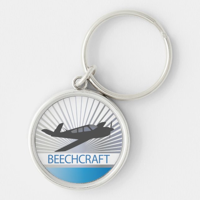 Beechcraft Aircraft Keychain (Front)