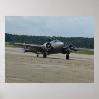 Beechcraft Model 18/UC-45 Expeditor. Poster