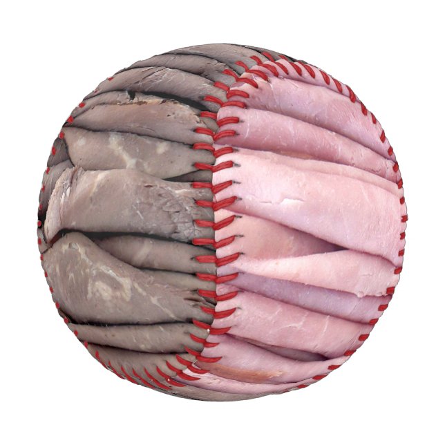Beef and Ham Baseball (Angled)