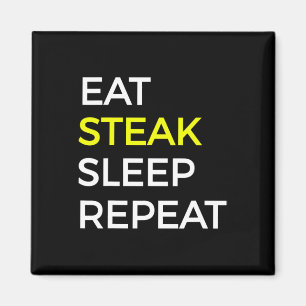 Beef And Steak T Shirt Magnet