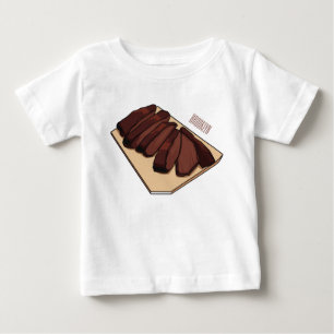 Beef brisket cartoon illustration baby T-Shirt