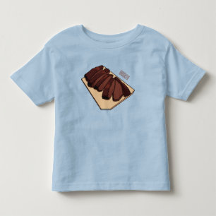 Beef brisket cartoon illustration  toddler t-shirt