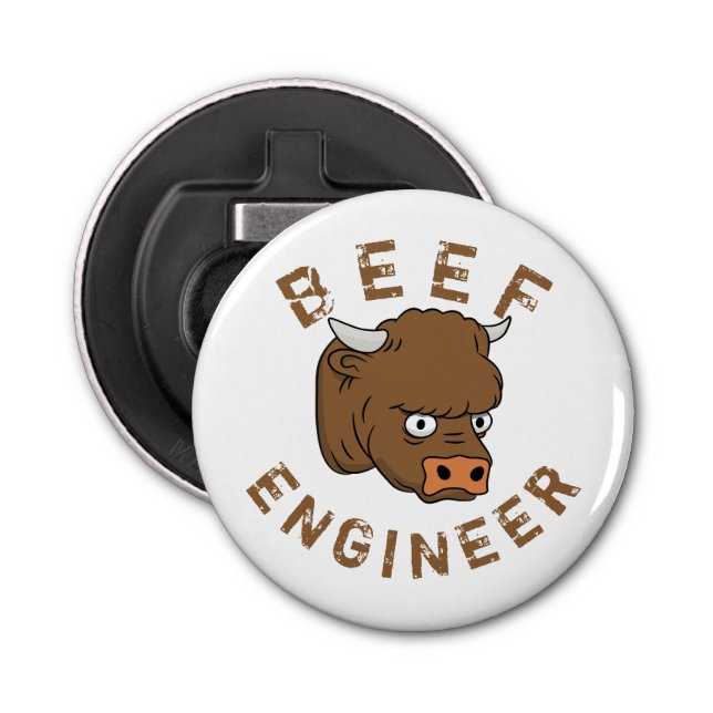 Beef Engineer Bottle Opener (Front)