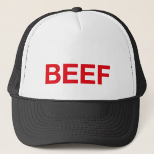 BEEF fun slogan trucker hat