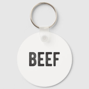 Beef Gift For Men Bbq Meat Lovers Keychain