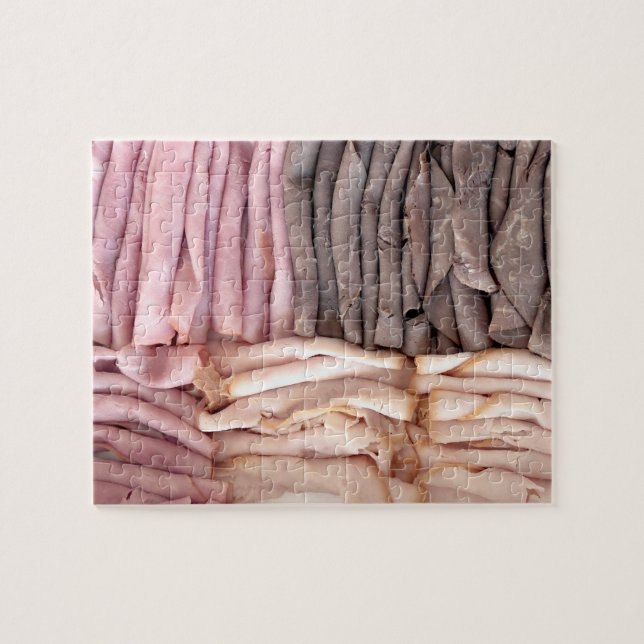 Beef Ham Turkey Platter Jigsaw Puzzle (Horizontal)