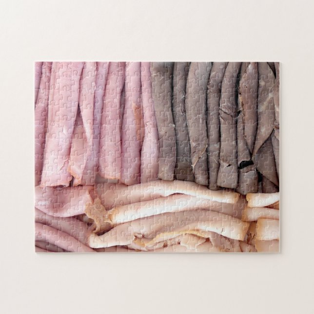 Beef Ham Turkey Platter  Jigsaw Puzzle (Horizontal)