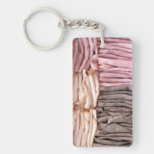Beef Ham Turkey Platter Keychain